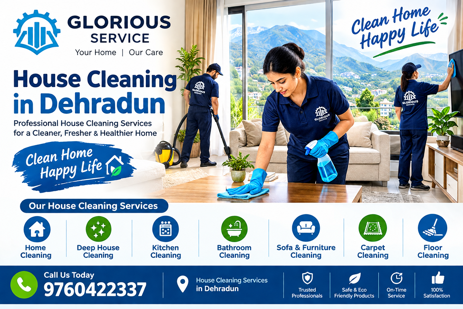 House Cleaning in Dehradun | Professional House Cleaning Services | Call - 9760422337